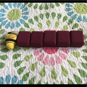 6 velvet jewelry boxes